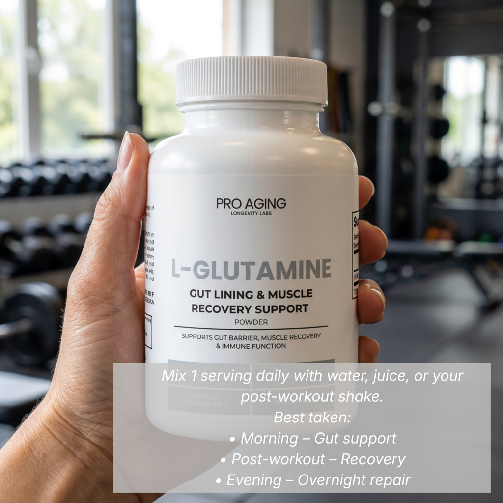L-Glutamine Powder – Gut & Muscle Recovery