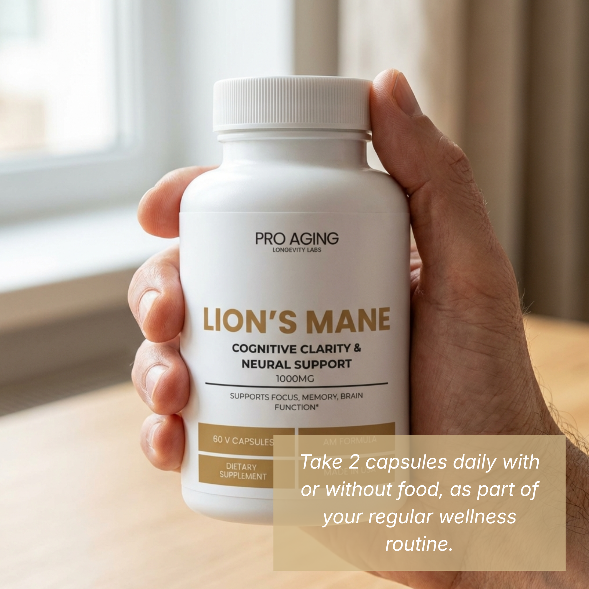 Lion’s Mane – Focus & Cognitive Support