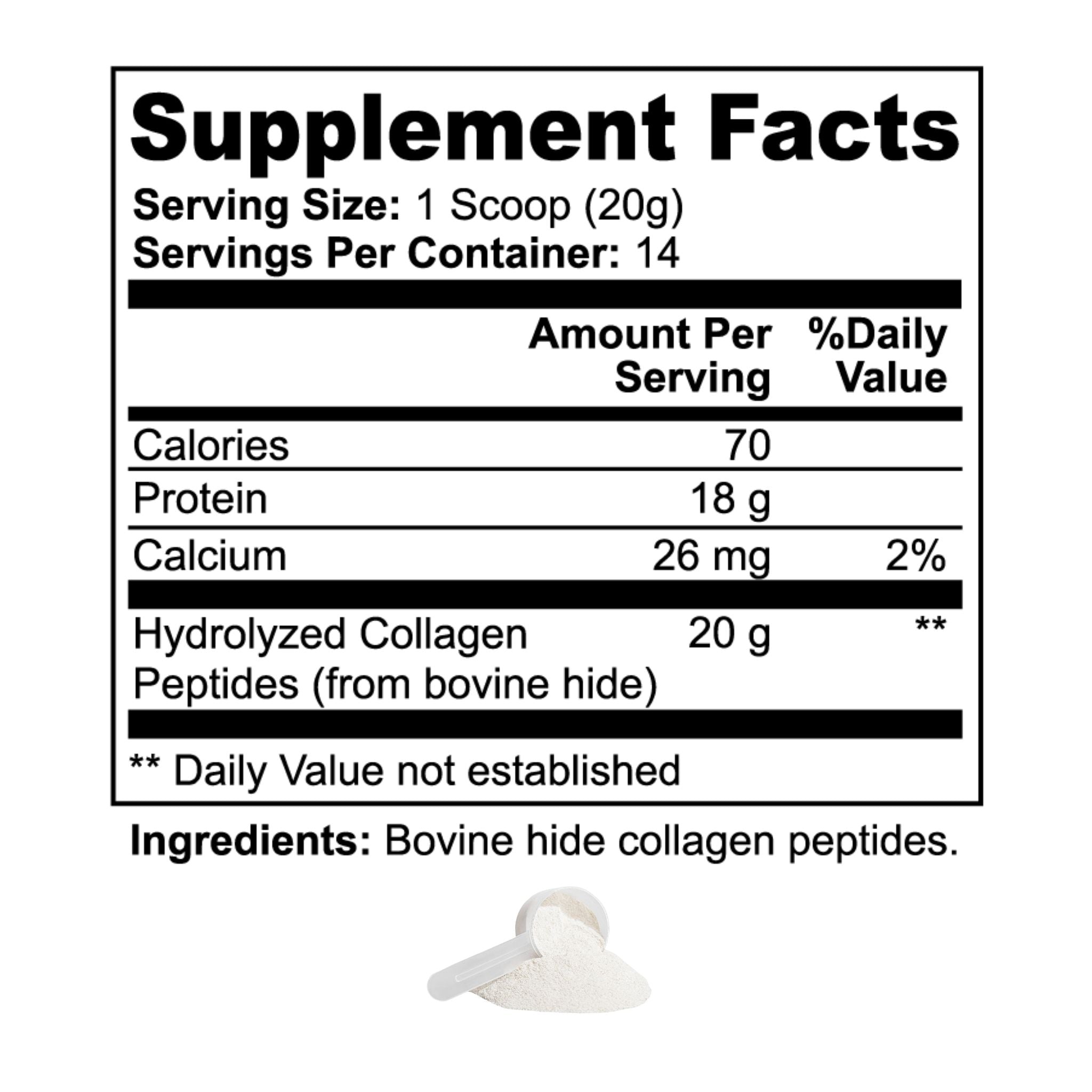 Grass-Fed Hydrolyzed Collagen Peptides