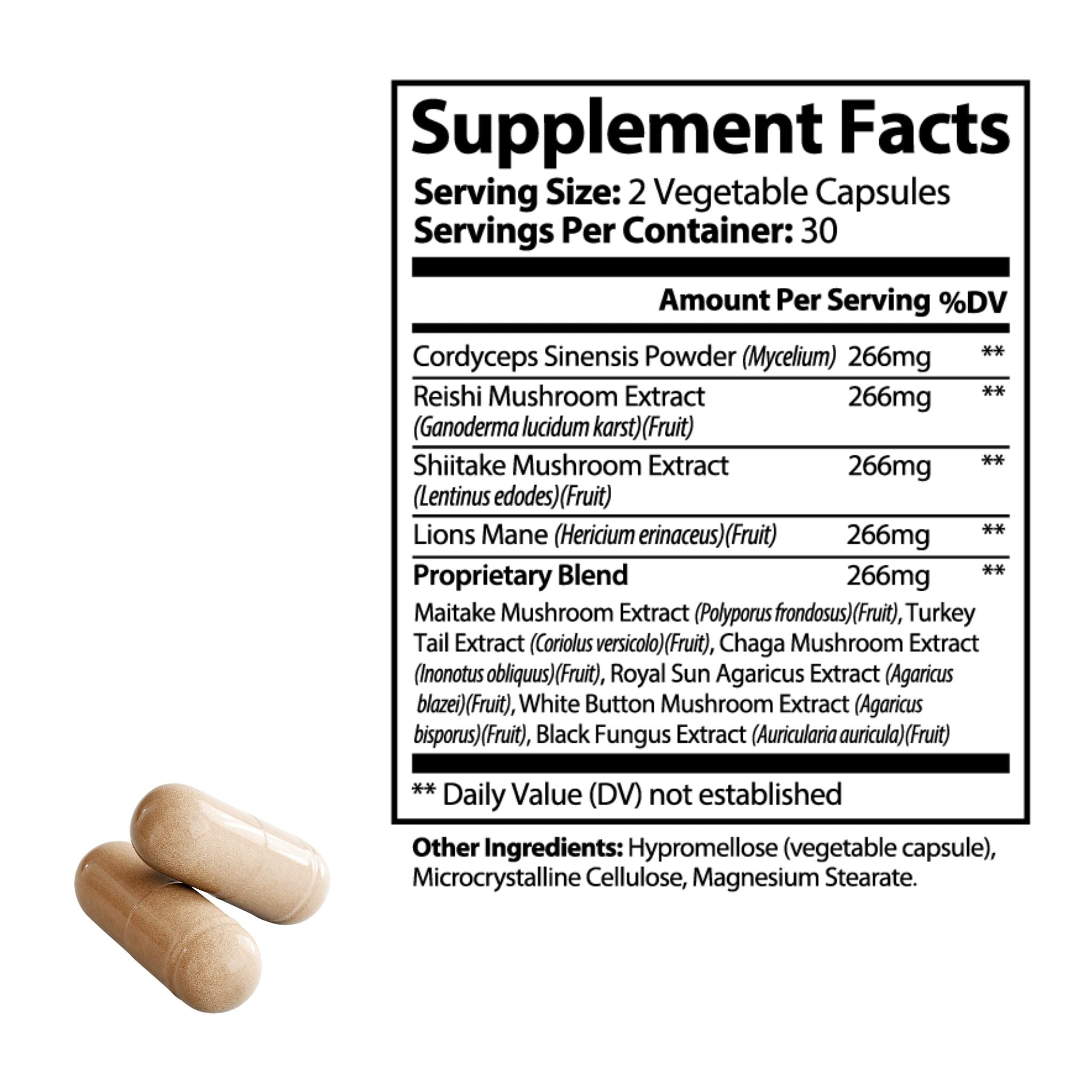 Mushroom Complex 10 X