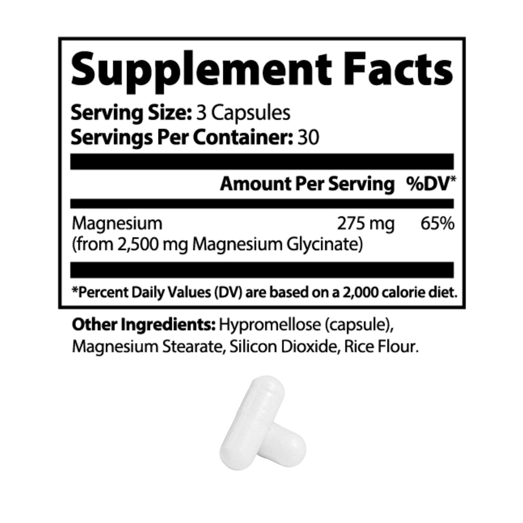 Magnesium Glycinate – Sleep & Muscle Relaxation