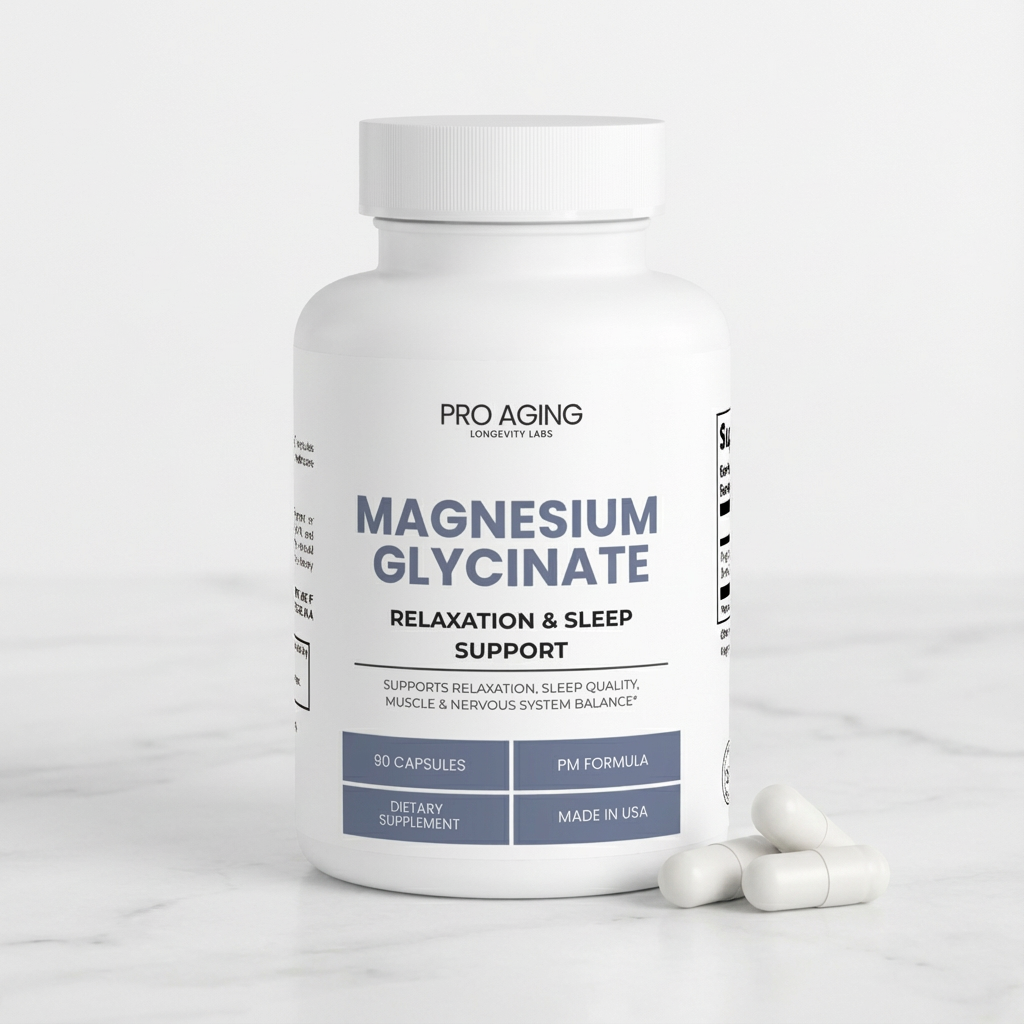 Magnesium Glycinate – Sleep & Muscle Relaxation